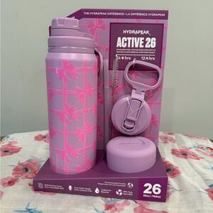 Limited Edition- Hydrapeak Active 26oz Water Bottle Set - Pink